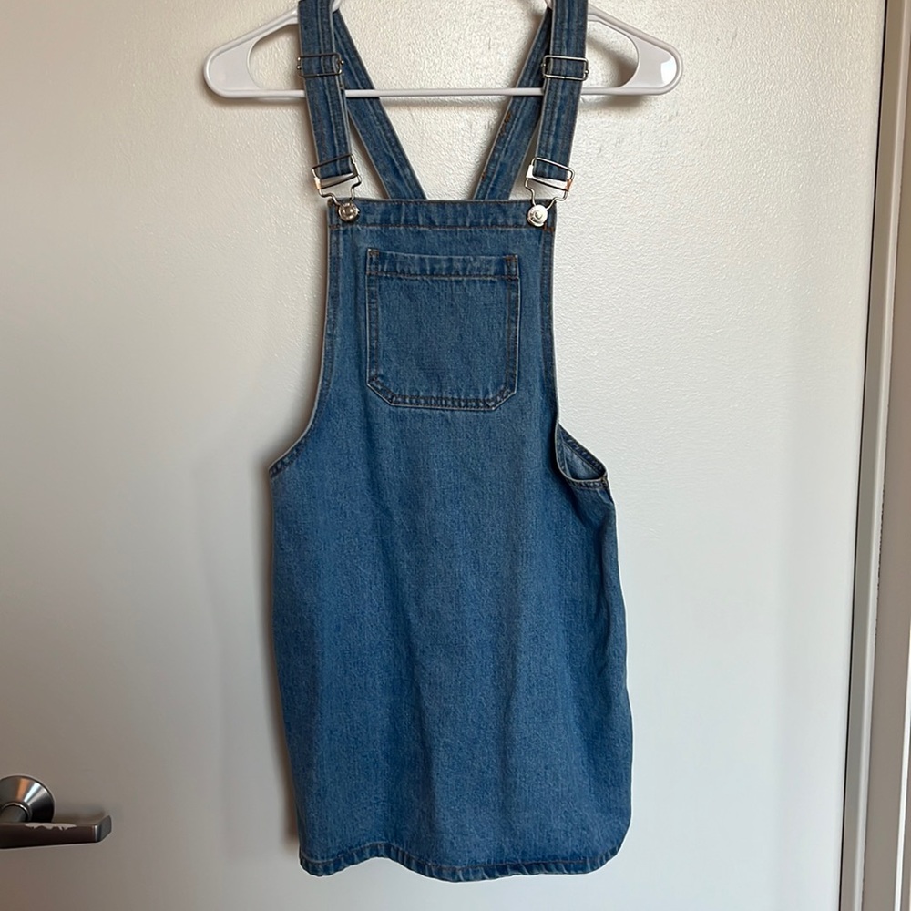 Forever 21 Denim Overall Dress